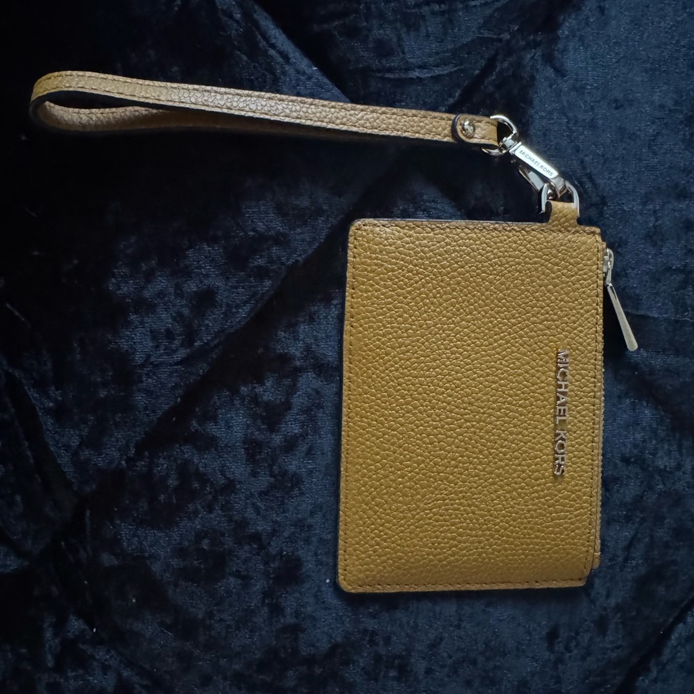 Michael Kors Mustard Wristlet